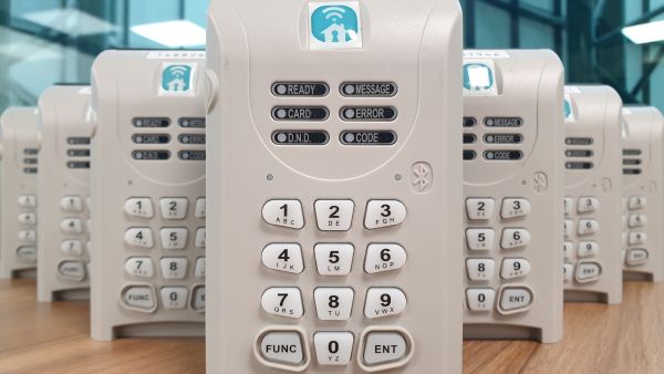 SentriKey key safes ligned up