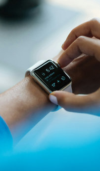 Save time with SentriGuard - a person checking their watch