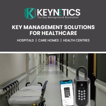 An image button - cover of the SentriGuard for Healthcare Estates leaflet